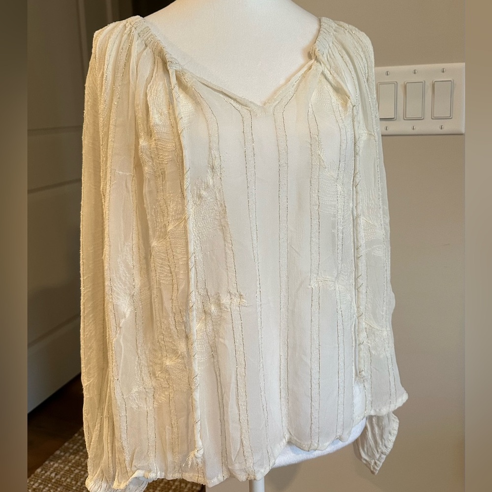 Love Stitch Textured Top